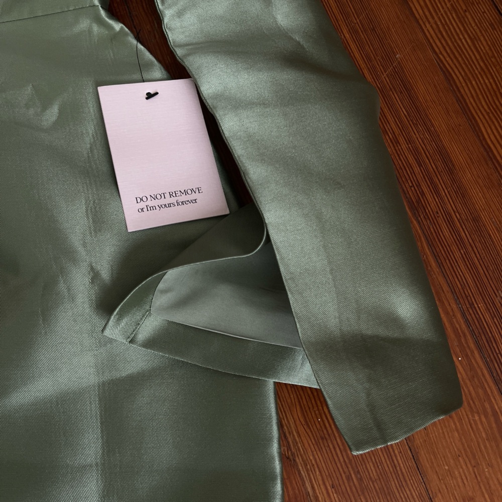 NWT odd muse Ultimate Muse Tulip Skirt Mini Dress in Green Sage Cactus Lilypad - Picture 8 of 10